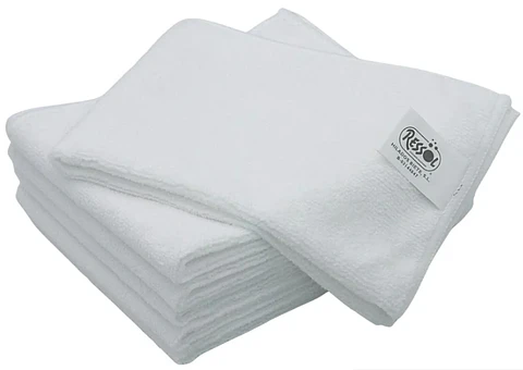 Paquete de 6 paños de Micro-Fibra Blanco 40x30cm
