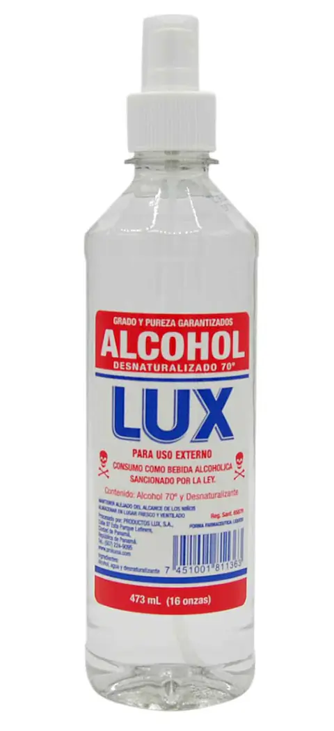 Alcohol Desnaturalizado 70% con Rociador