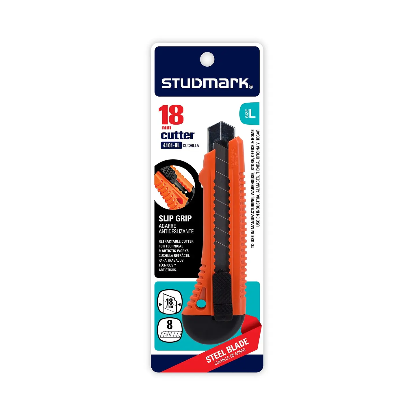 Exacto retráctil Studmark de 18 mm ST-04101-BL 2