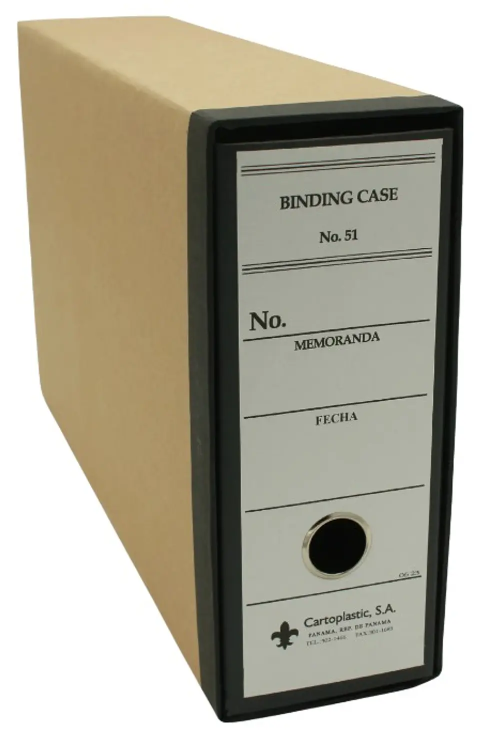Binding Case Cartoplastic No. 51 en Panamá | Organización de Documentos 1
