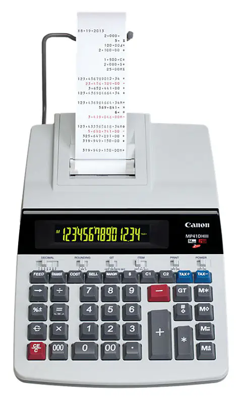 Calculadora Canon MP41DH III con Impresión de 14 Dígitos