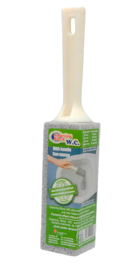 Piedra Pómez Cleaning Block para Limpieza de Inodoros y Sarro