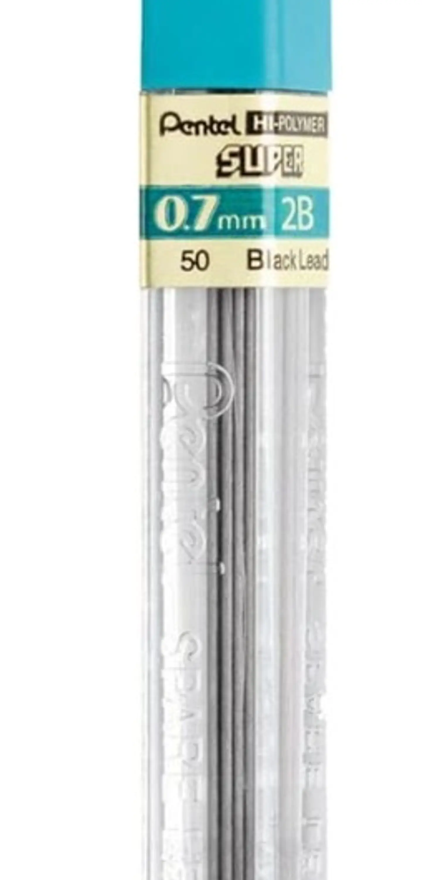 Minas Pentel Hi-Polymer 0.7 mm 2B | Repuesto para Lápiz Mecánico 1