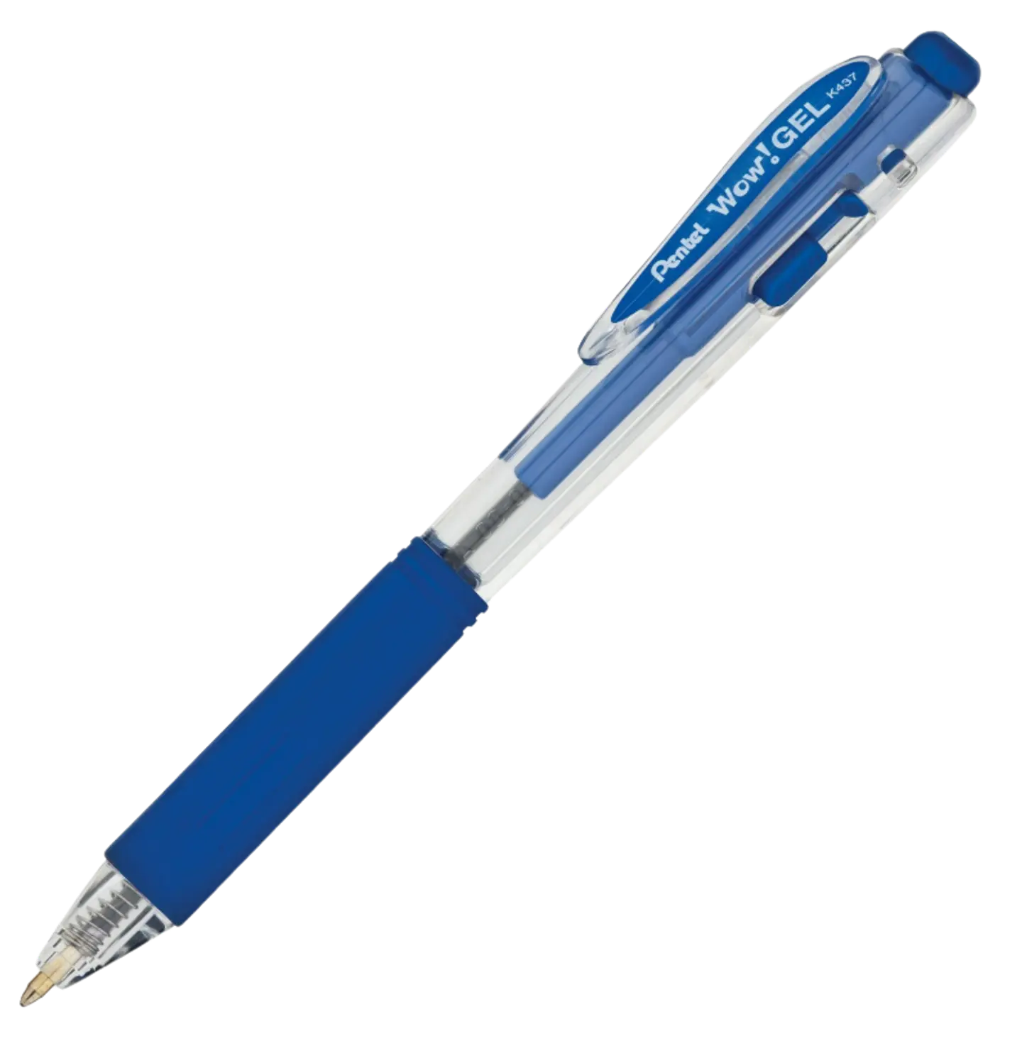 Bolígrafo Gel Pentel WOW! K437 0.7 mm Azul, Negro y Rojo 1