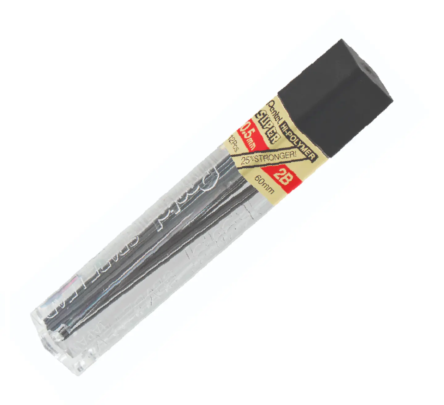 Mina Pentel Hi-Polymer 0.5 mm HB y 2B 2