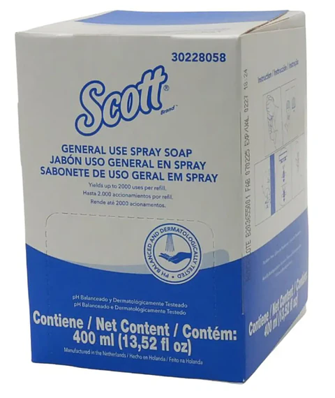Jabón de Manos Scott Essential Spray 400 ml Original Kimberly-Clark