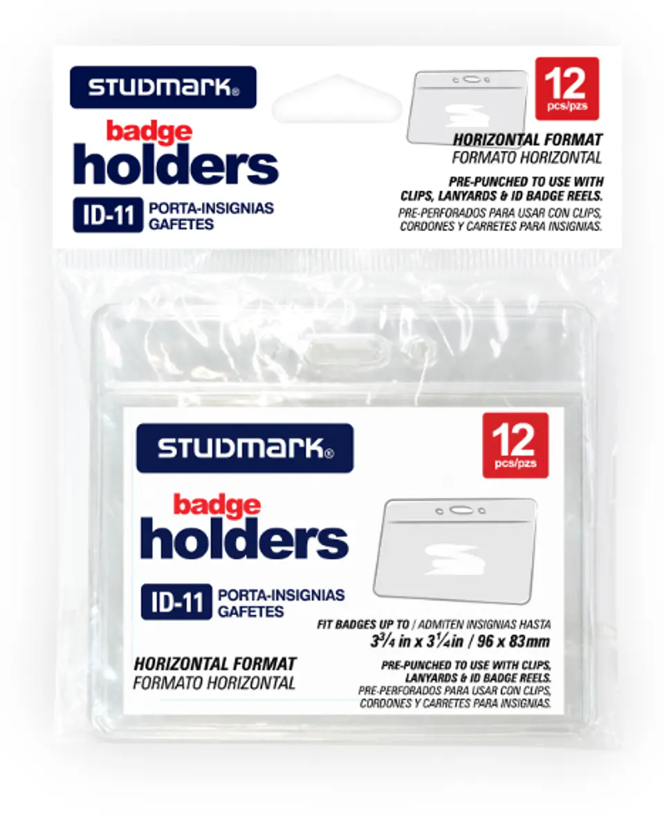 Portacredenciales Horizontal Studmark 96 x 83 mm 1
