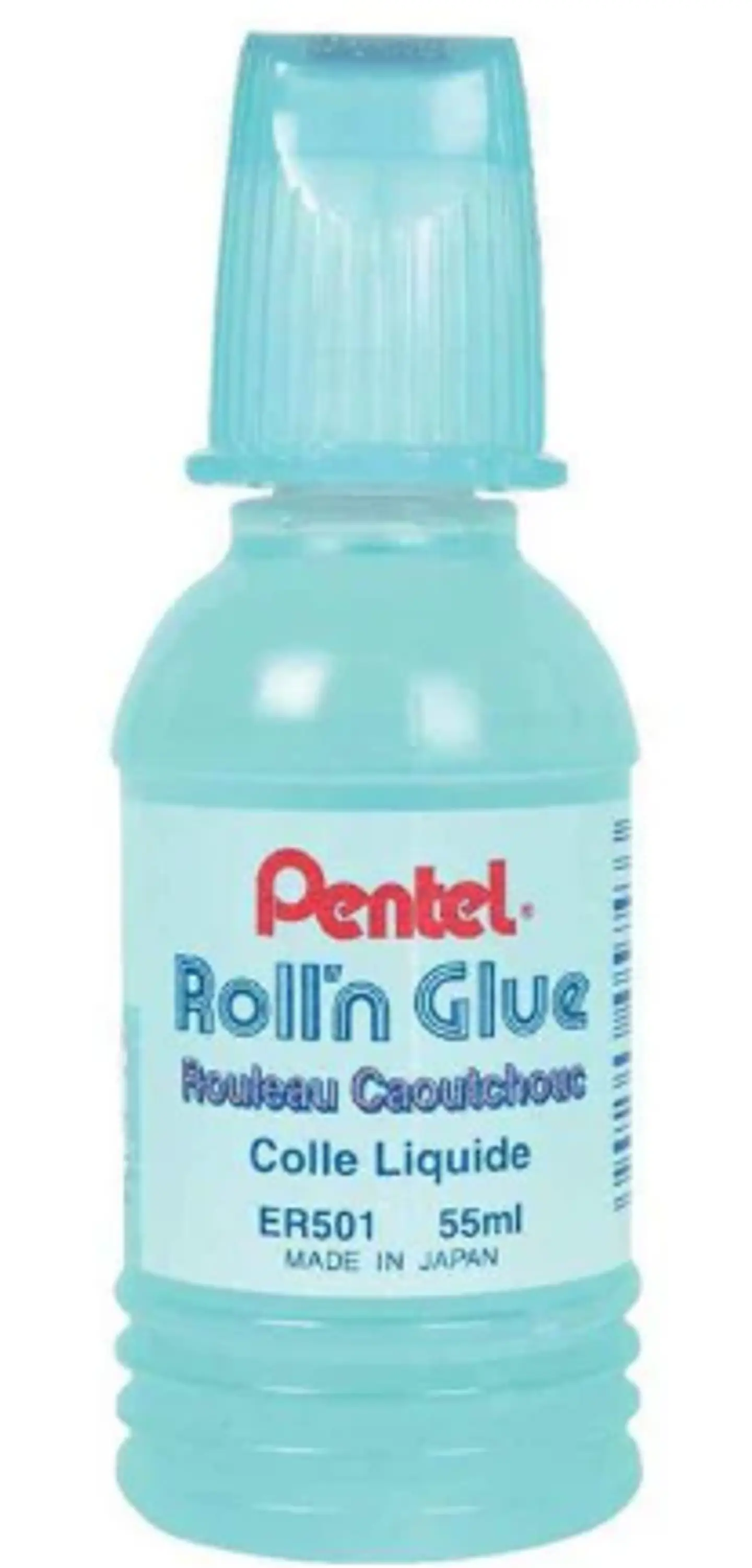 Goma Líquida Pentel Roll-On Transparente 55 ml ER501-S 1