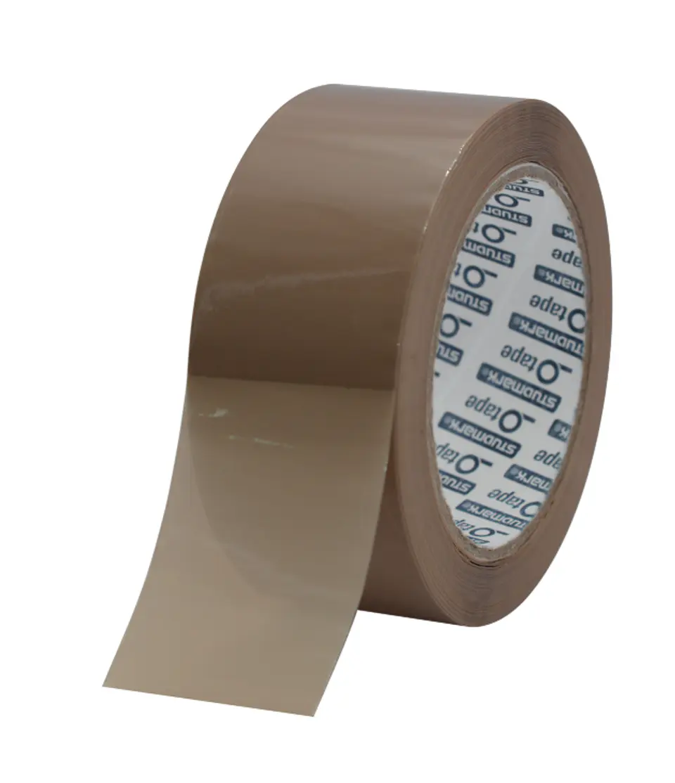 Cinta de Empaque Marrón 48 mm x 100 yd 43 Mic Studmark 1