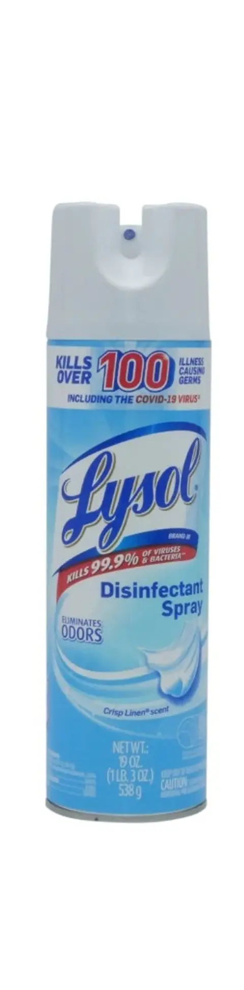 Lysol Desinfectante Aerosol Crisp Linen 538 g