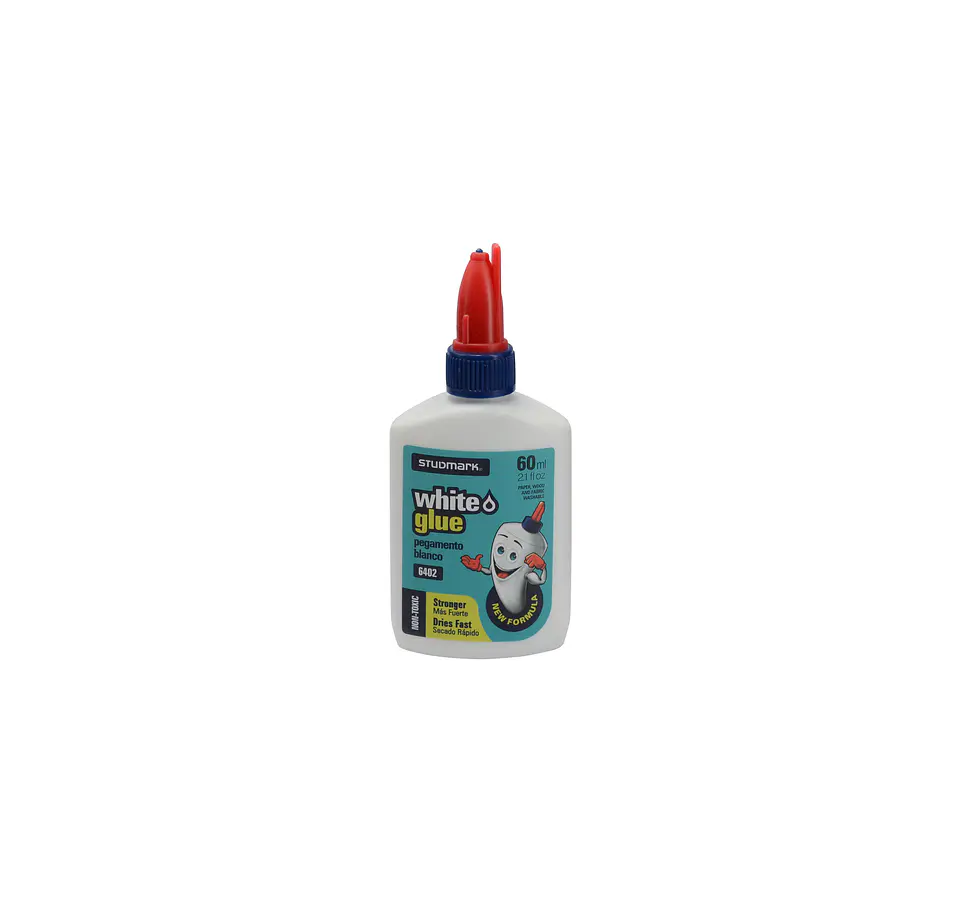 Goma Blanca Studmark Lavable para Escuela y Manualidades 2