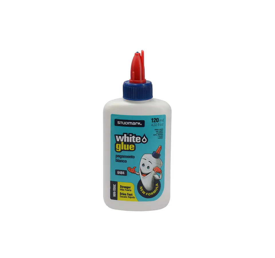 Goma Blanca Studmark Lavable para Escuela y Manualidades 4