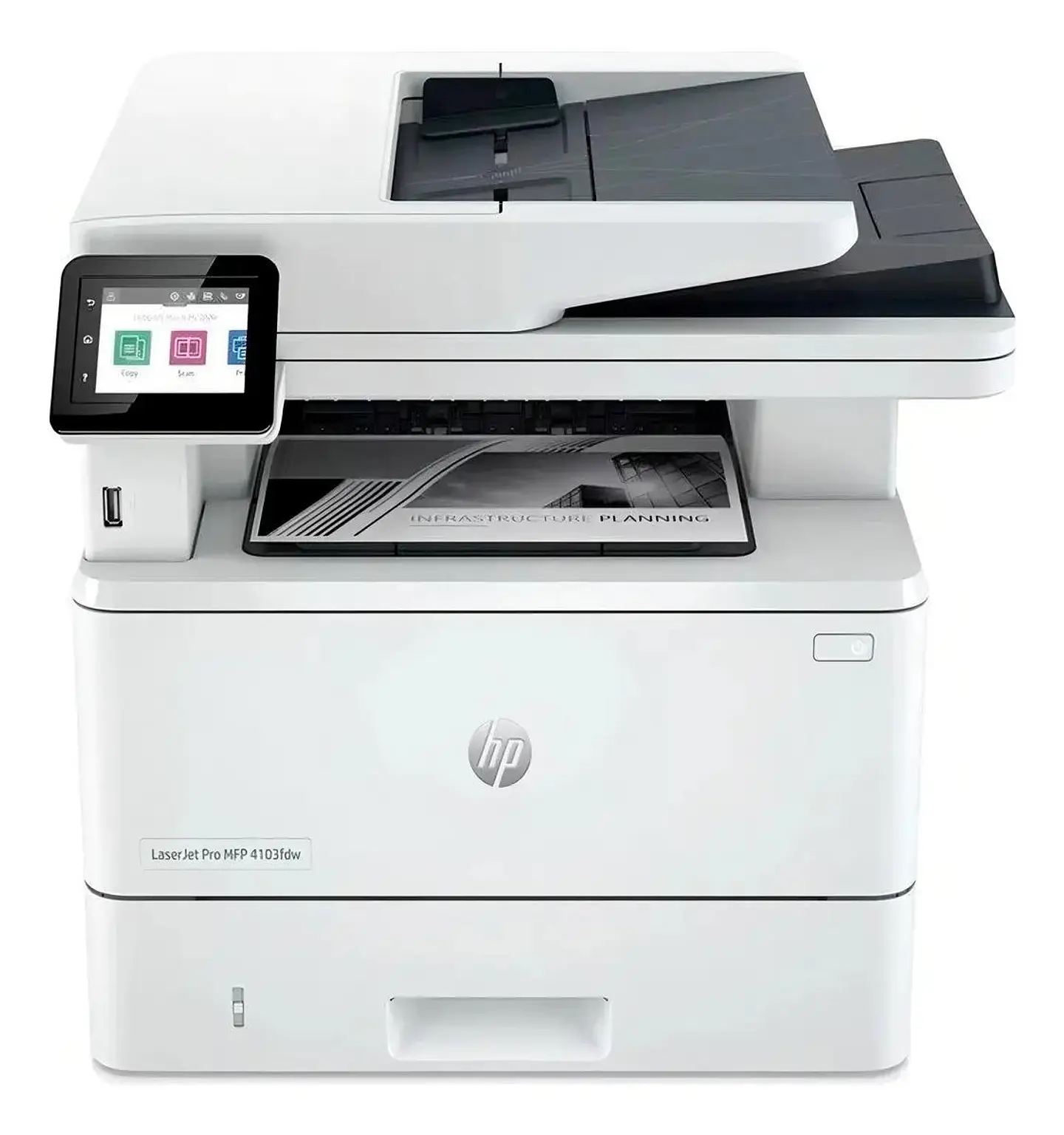 HP LaserJet Pro MFP 4103fdw Impresora Multifunción Láser Monocromática Wi-Fi Dúplex con Fax y ADF 1