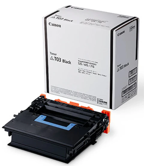 Tóner Original Canon T03 Negro 2725C001AA para imageRUNNER ADVANCE y imageCLASS X