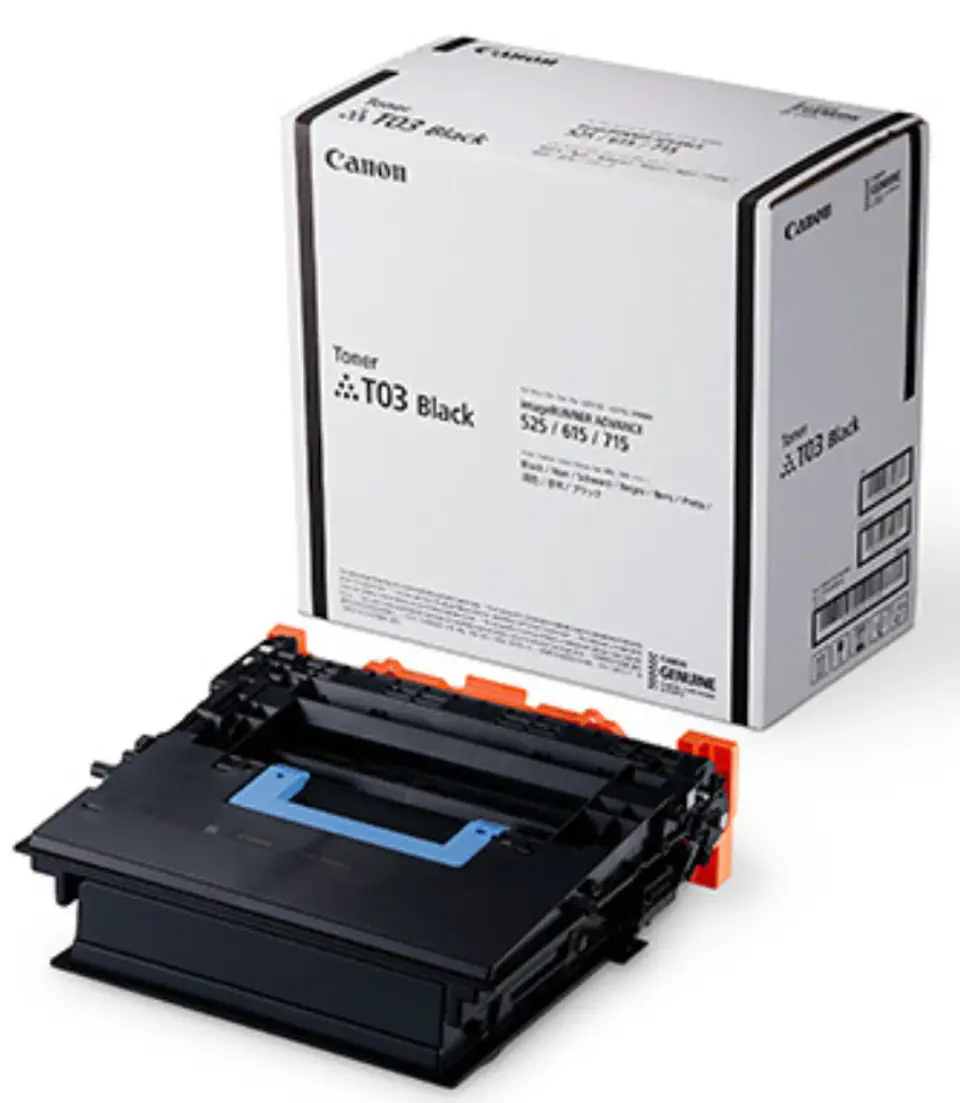 Tóner Original Canon T03 Negro 2725C001AA para imageRUNNER ADVANCE y imageCLASS X 1