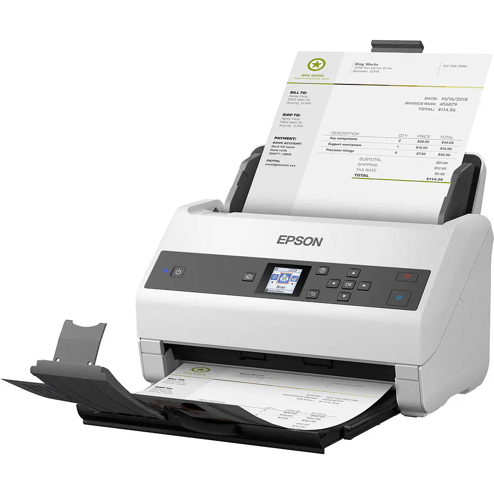 EPSON DS-870 Escáner Dúplex de Documentos Profesional 2