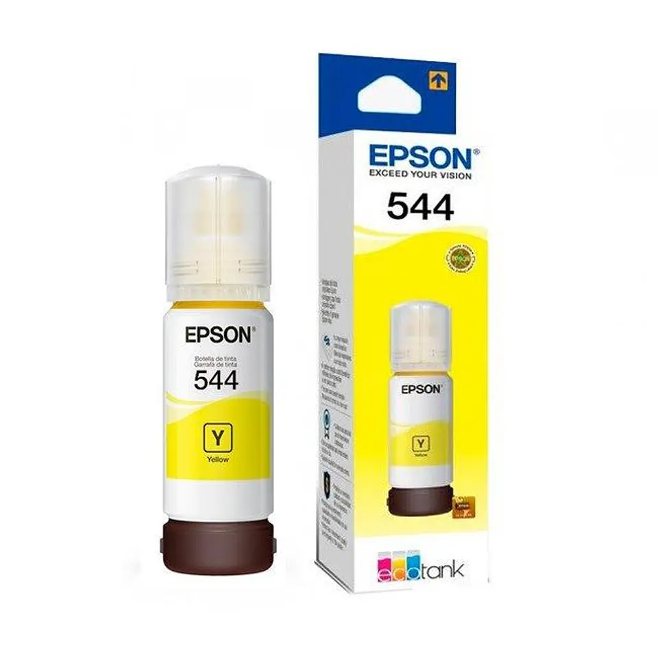 Botellas de Tinta Epson T544 Original Negro, Cian, Magenta y Amarillo para EcoTank L1110, L3110, L3150, L5190 y más 4