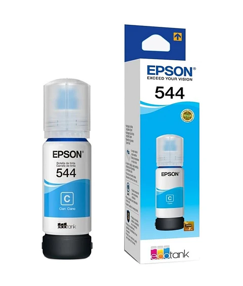 Botellas de Tinta Epson 504 Original Negro, Cian, Magenta y Amarillo para Impresoras EcoTank