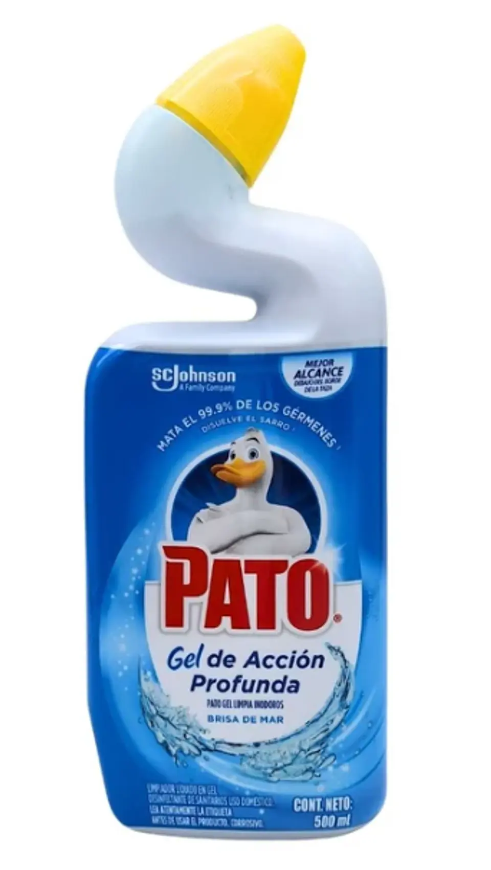 Gel Limpiador para Inodoro Pato Acción Profunda 500 ml 1
