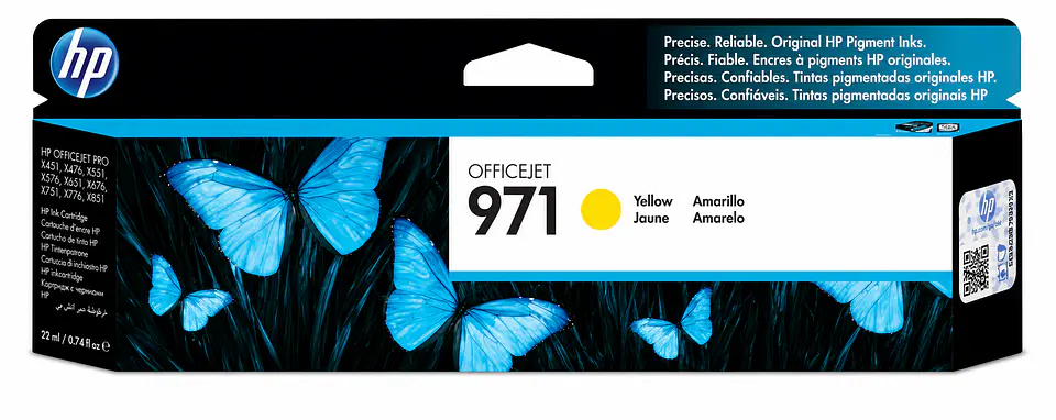Cartuchos de Tinta HP 971 Originales Cian Magenta Amarillo 3