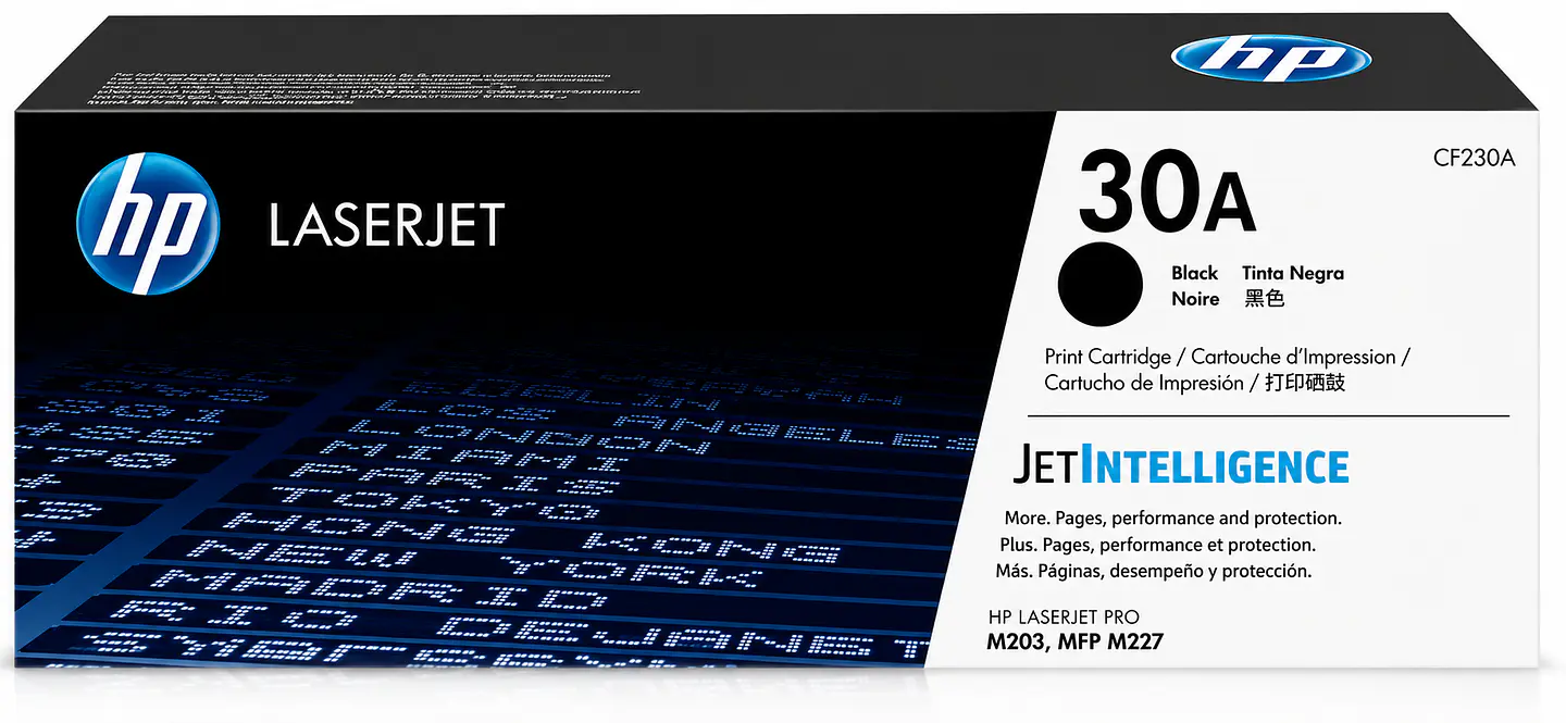 Tóner HP CF230A 30A Original Negro para LaserJet Pro M203 y M227 Rendimiento Estándar 1