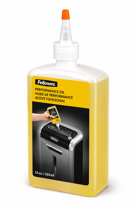 Lubricante Fellowes para Trituradoras 355 ml | Aceite para Destructoras de Papel
