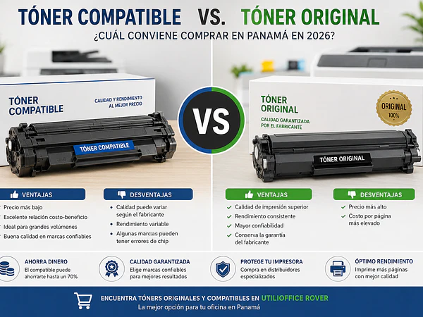 Tóner Compatible vs. Tóner Original: ¿Cuál Conviene Comprar en Panamá en 2026?