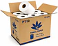 Caja de Papel Toalla Siclean 150 Metros Hoja Sencilla 6 y 12 Rollos - Miniatura 2