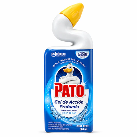 Gel Limpiador para Inodoro Pato Acción Profunda 500 ml