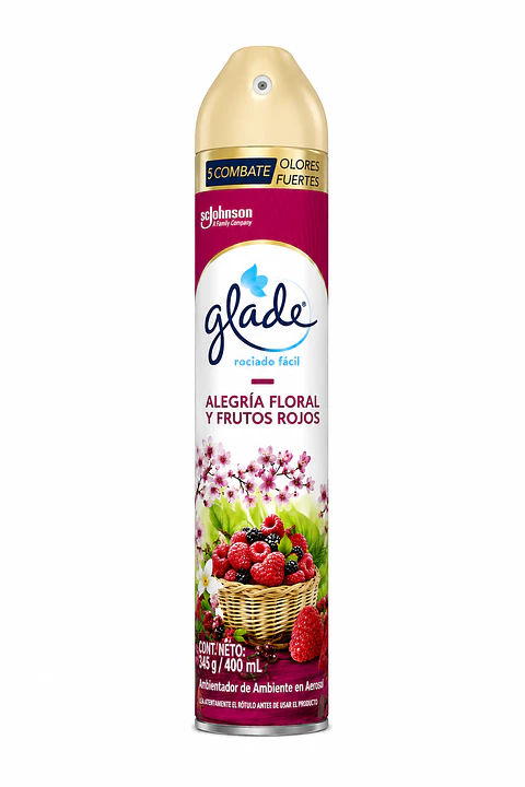 Aromatizante de Ambiente en Aerosol Glade | Elimina Olores y Refresca el Hogar con Fragancias Duraderas