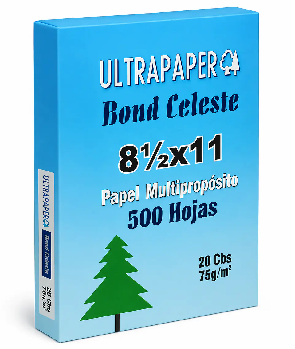 Papel Bond Ultrapaper de Colores Carta 500 Hojas 2