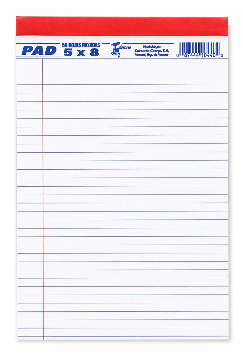 Libreta Rayada Corsario 5x8 para Apuntes y Oficina 1