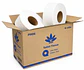 Caja de Papel Higiénico Siclean 250 Metros Doble Hoja 6 y 12 Rollos - Miniatura 1