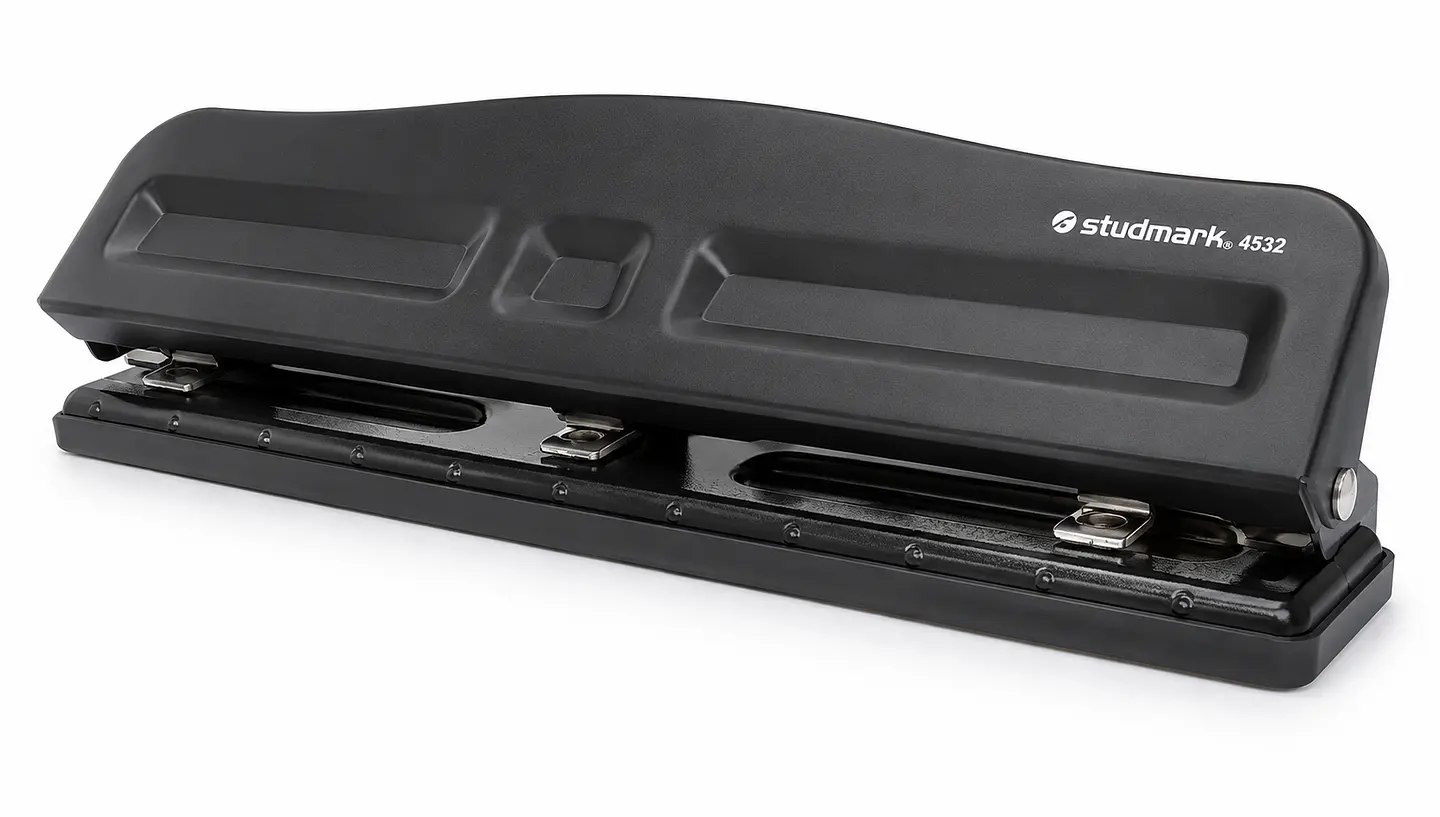 Perforadora Studmark Ajustable de 3 Huecos 10 y 30 Hojas 1