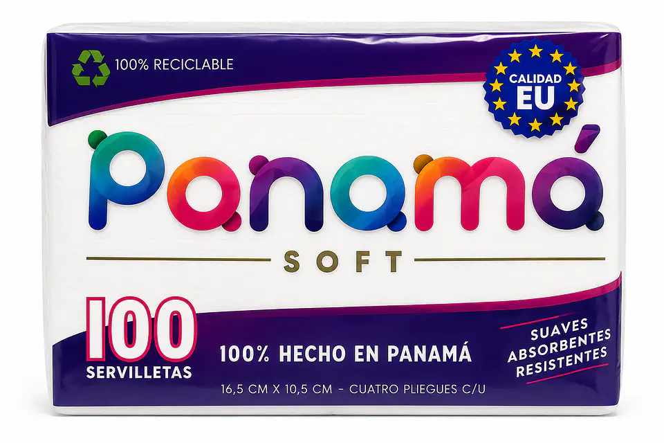 Servilletas Lunch de Papel 1 Pliego 16.5 x 10.5 cm Caja 2,400 Unidades 1