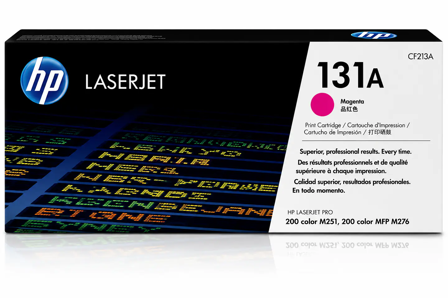 Tóner HP 131A Original Negro, Cian, Magenta y Amarillo para Impresoras HP LaserJet Pro 200 Color M251 y M276 3