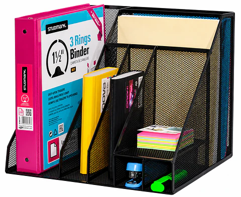 Organizador de Escritorio MESH Studmark | Bandeja Multifuncional para Oficina | ST-ME-437-A