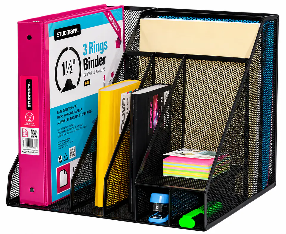 Organizador de Escritorio MESH Studmark | Bandeja Multifuncional para Oficina | ST-ME-437-A 1