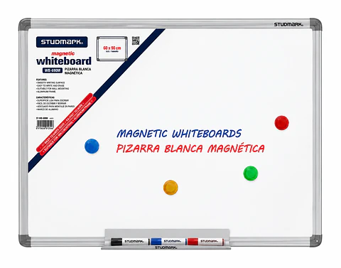 Tablero Blanco Studmark 60 x 90 cm Sencillo y Magnético