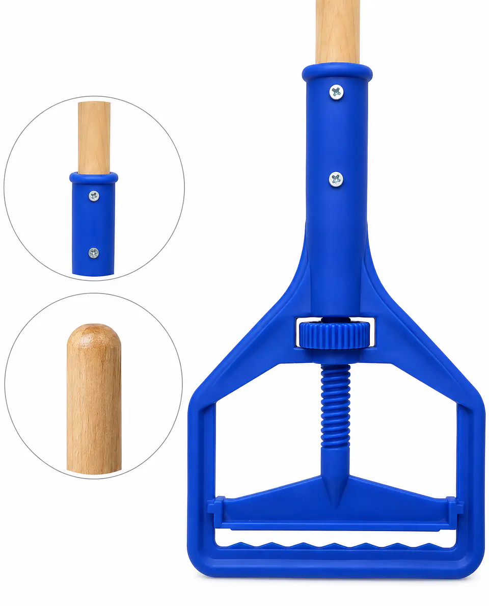 Trapeador de Madera Eny con Cabezal Plástico 158 cm 1