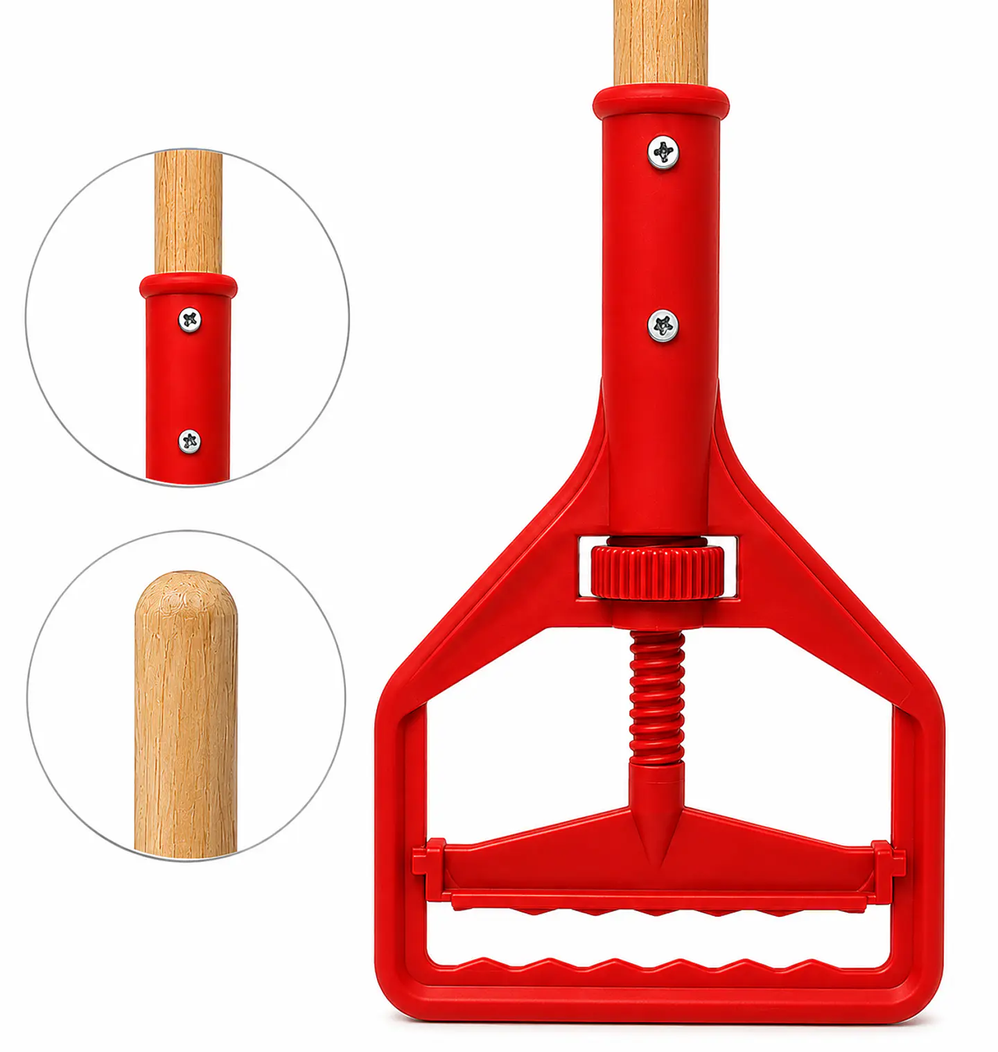 Trapeador de Madera Eny con Cabezal Plástico 158 cm 2
