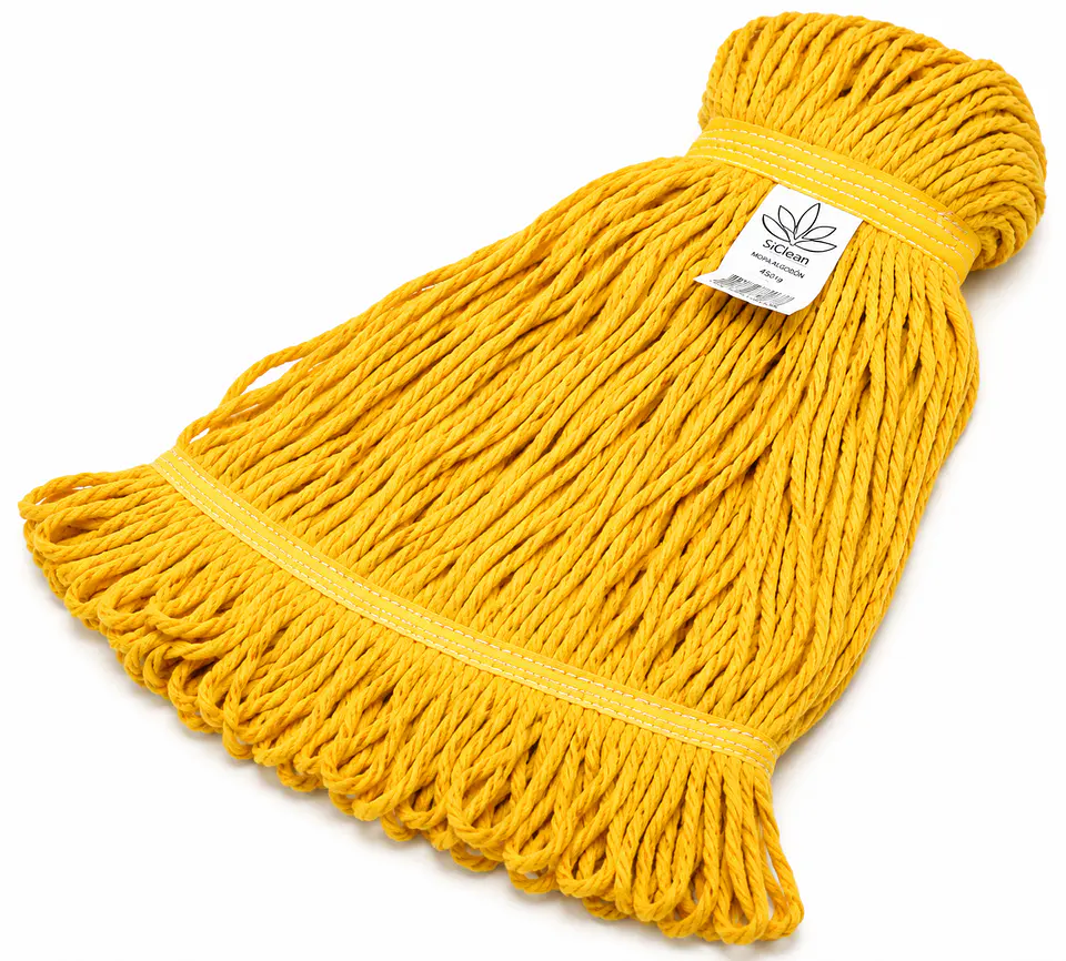 Mopa de Algodón SiClean 450 g Extremos Cosidos Loop End 1