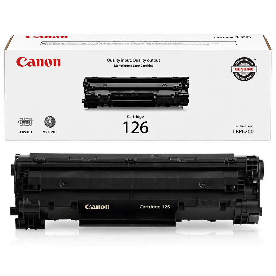 Canon Tóner 126 Negro Original 3483B001AA 1