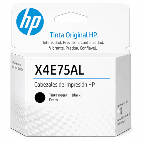Cabezal HP X4E75AL Negro Original para Smart Tank