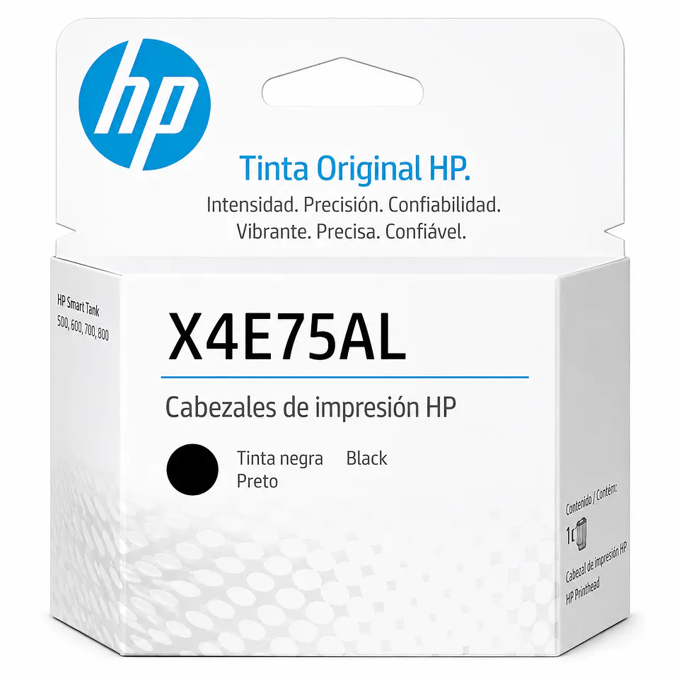 Cabezal HP X4E75AL Negro Original para Smart Tank 1