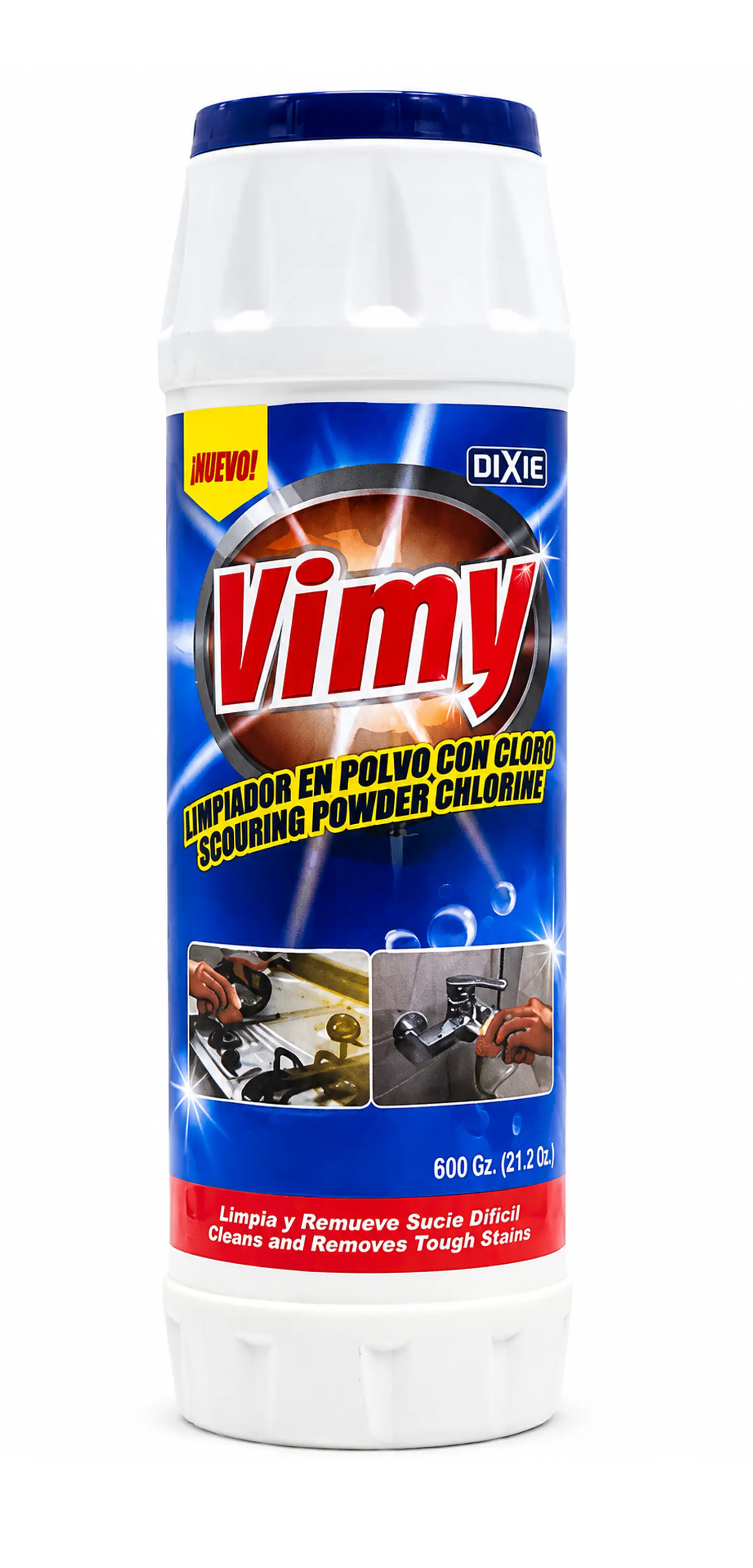 Limpiador Abrasivo con Cloro Vimy en Polvo 600 g 1