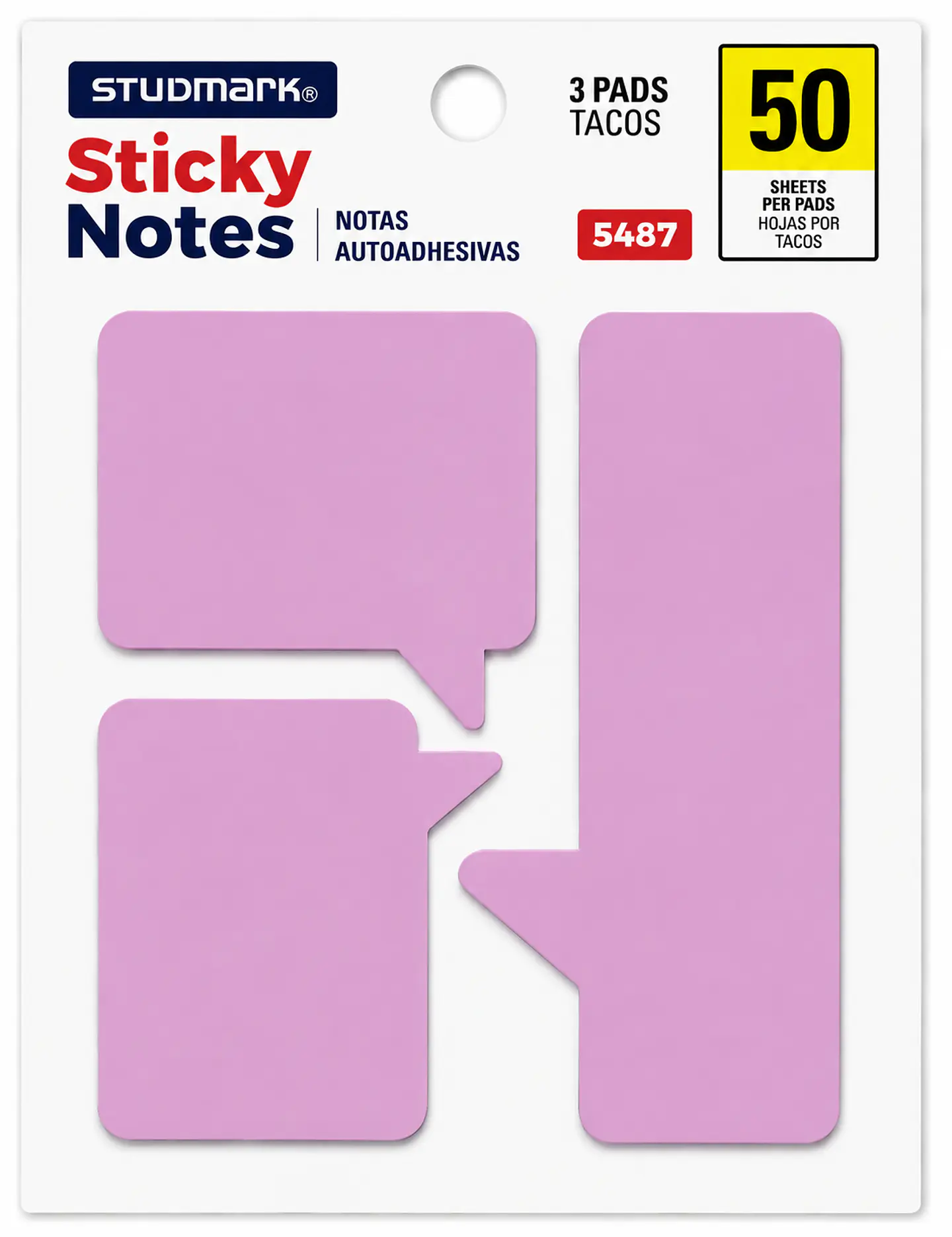 Notas Adhesivas Studmark Diseño Burbujas 50 Hojas 3 Bloques ST-05487 3
