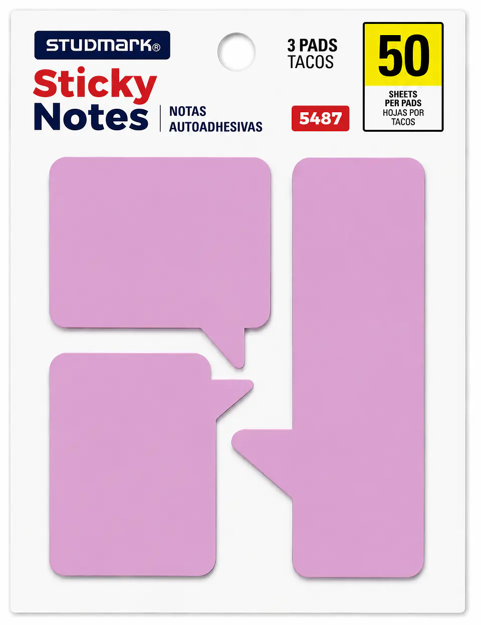 Notas Adhesivas Studmark Diseño Burbujas 50 Hojas 3 Bloques ST-05487 3