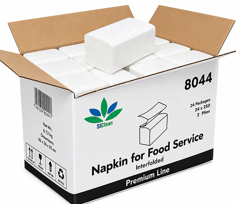 Servilletas Food Service 2 Pliegos 24 Paquetes x 250 Unidades