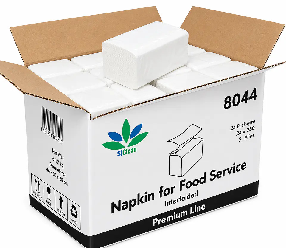 Servilletas Food Service 2 Pliegos 24 Paquetes x 250 Unidades 2